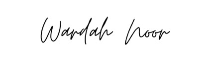 Wardah Noor's signature
